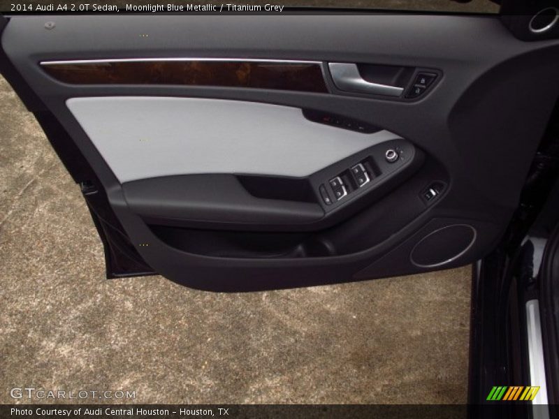Moonlight Blue Metallic / Titanium Grey 2014 Audi A4 2.0T Sedan