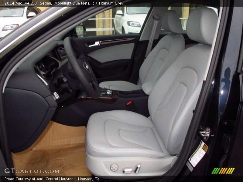 Moonlight Blue Metallic / Titanium Grey 2014 Audi A4 2.0T Sedan