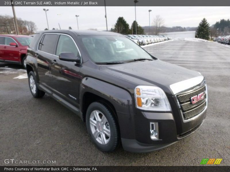 Iridium Metallic / Jet Black 2014 GMC Terrain SLE AWD