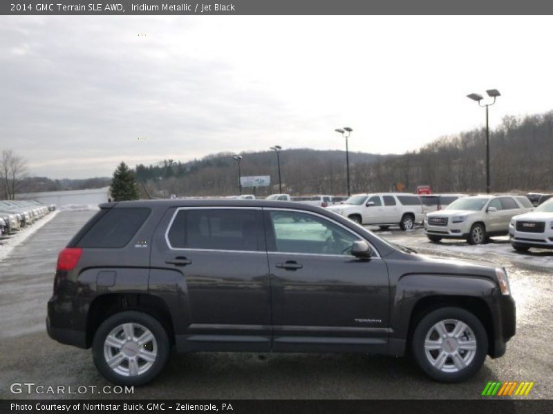 Iridium Metallic / Jet Black 2014 GMC Terrain SLE AWD