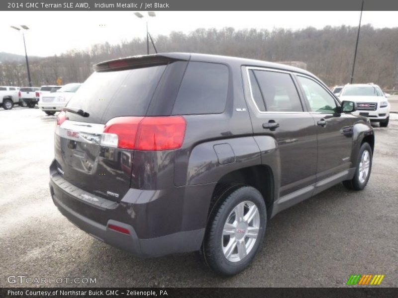 Iridium Metallic / Jet Black 2014 GMC Terrain SLE AWD