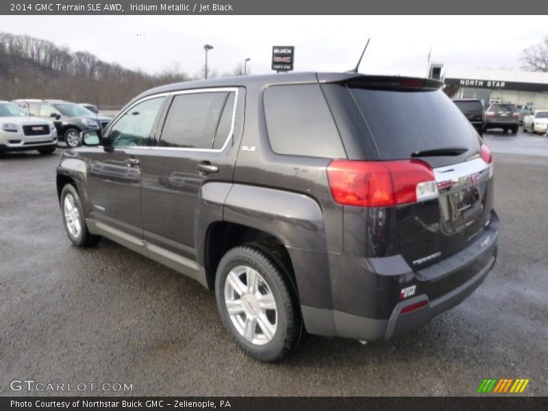 Iridium Metallic / Jet Black 2014 GMC Terrain SLE AWD