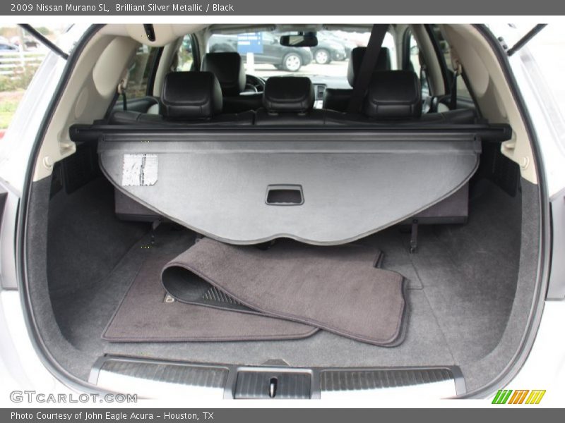 Brilliant Silver Metallic / Black 2009 Nissan Murano SL