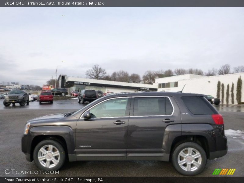 Iridium Metallic / Jet Black 2014 GMC Terrain SLE AWD