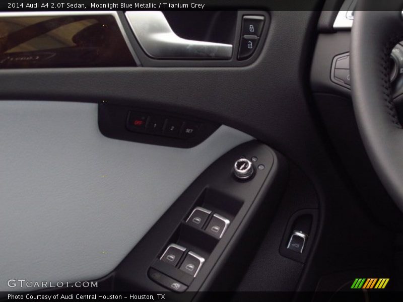 Moonlight Blue Metallic / Titanium Grey 2014 Audi A4 2.0T Sedan