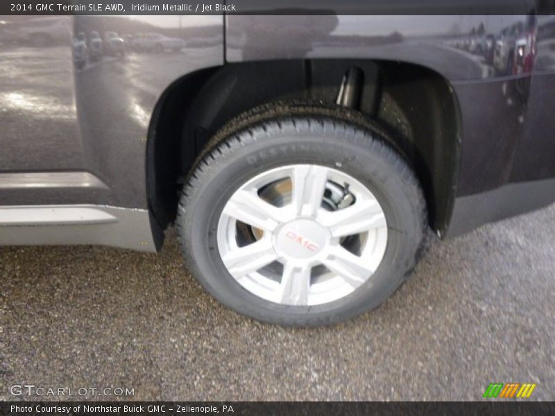 Iridium Metallic / Jet Black 2014 GMC Terrain SLE AWD