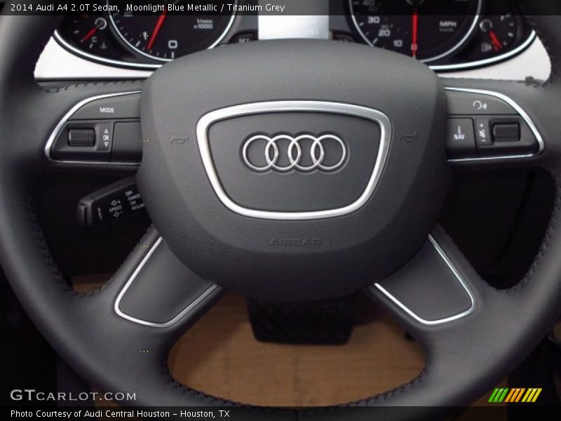 Moonlight Blue Metallic / Titanium Grey 2014 Audi A4 2.0T Sedan