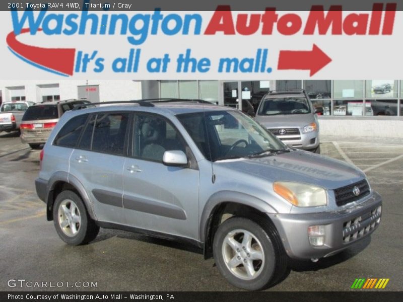 Titanium / Gray 2001 Toyota RAV4 4WD