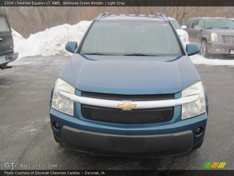 Bermuda Green Metallic / Light Gray 2006 Chevrolet Equinox LT AWD