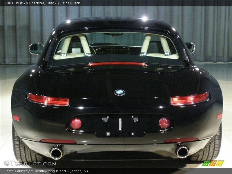 2001 BMW Z8, Black / Black/Beige, Rear - 2001 BMW Z8 Roadster