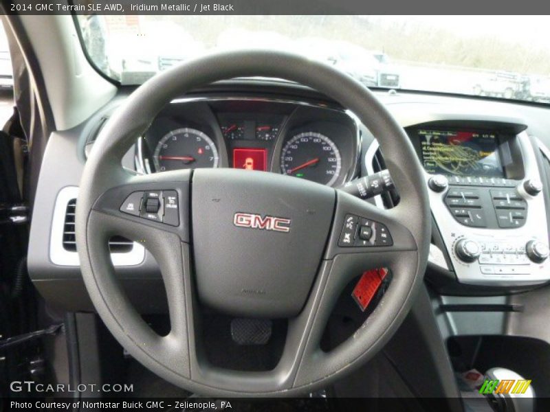 Iridium Metallic / Jet Black 2014 GMC Terrain SLE AWD