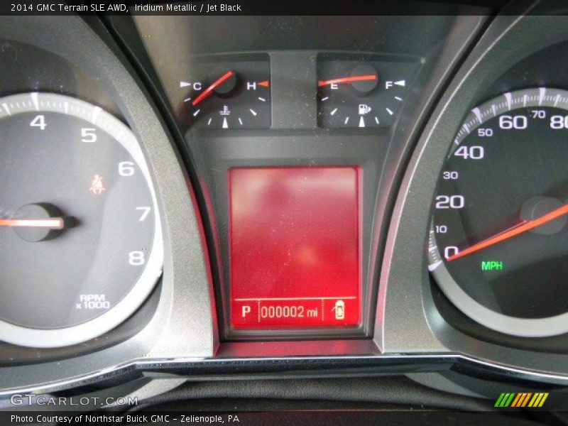 Iridium Metallic / Jet Black 2014 GMC Terrain SLE AWD