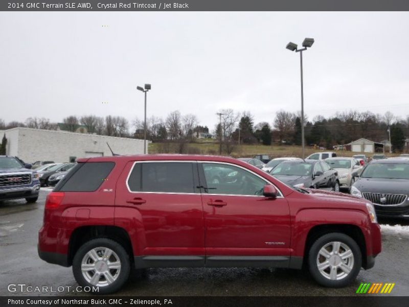 Crystal Red Tintcoat / Jet Black 2014 GMC Terrain SLE AWD