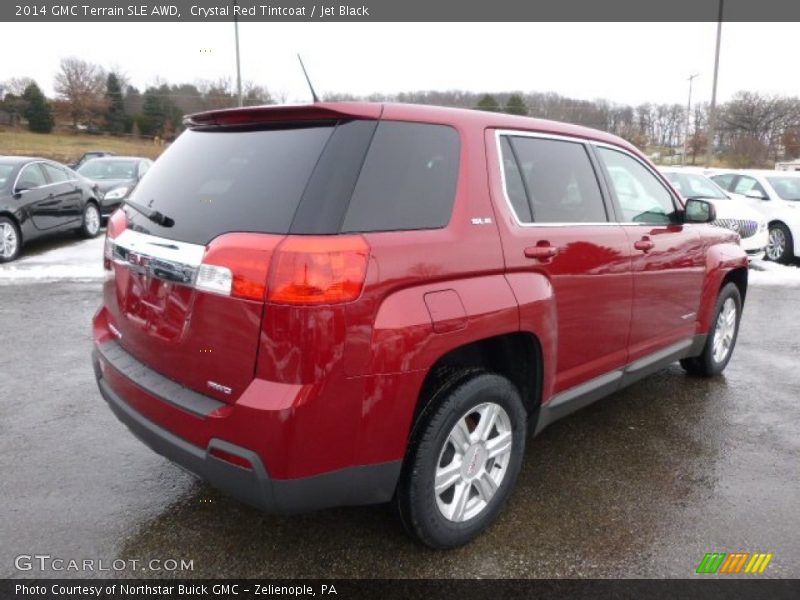 Crystal Red Tintcoat / Jet Black 2014 GMC Terrain SLE AWD