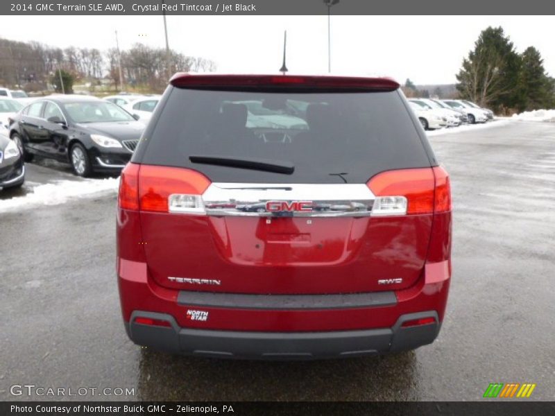 Crystal Red Tintcoat / Jet Black 2014 GMC Terrain SLE AWD