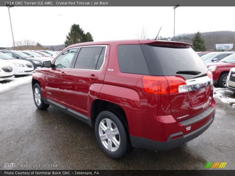 Crystal Red Tintcoat / Jet Black 2014 GMC Terrain SLE AWD