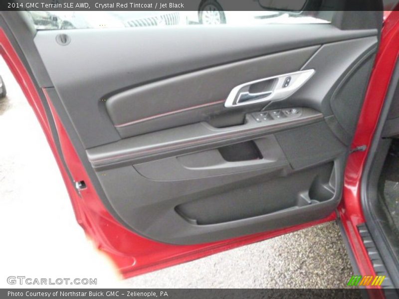 Crystal Red Tintcoat / Jet Black 2014 GMC Terrain SLE AWD