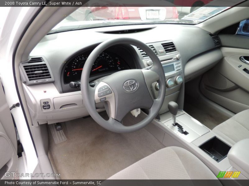 Super White / Ash 2008 Toyota Camry LE
