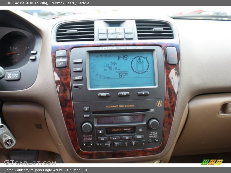 Controls of 2002 MDX Touring