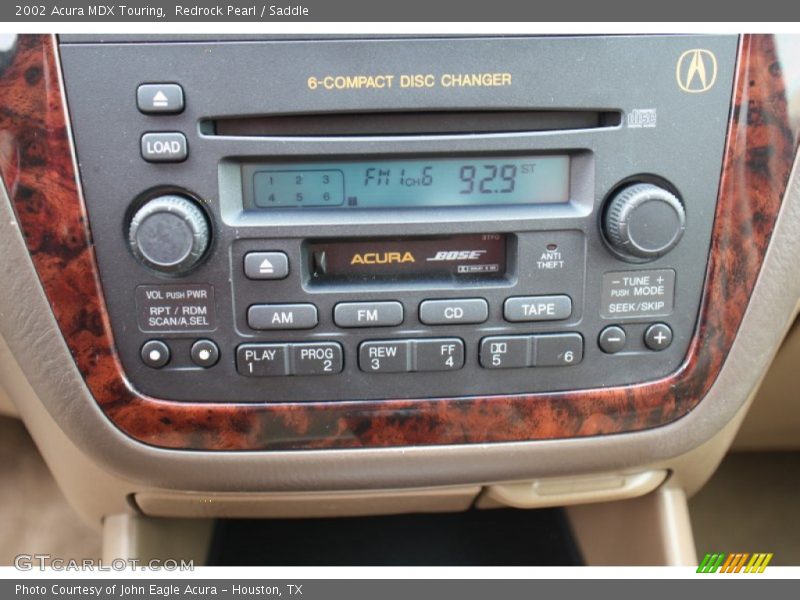 Audio System of 2002 MDX Touring