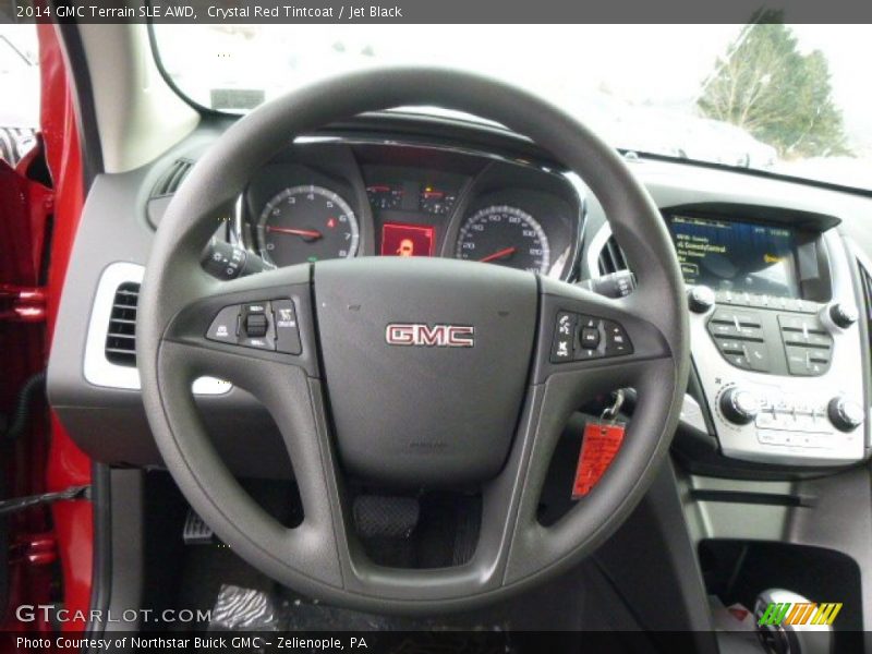 Crystal Red Tintcoat / Jet Black 2014 GMC Terrain SLE AWD