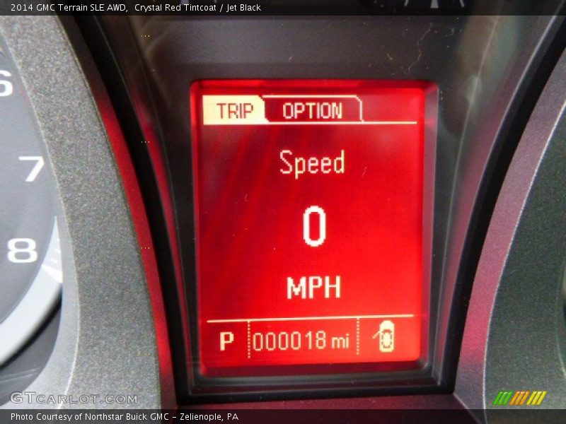 Crystal Red Tintcoat / Jet Black 2014 GMC Terrain SLE AWD