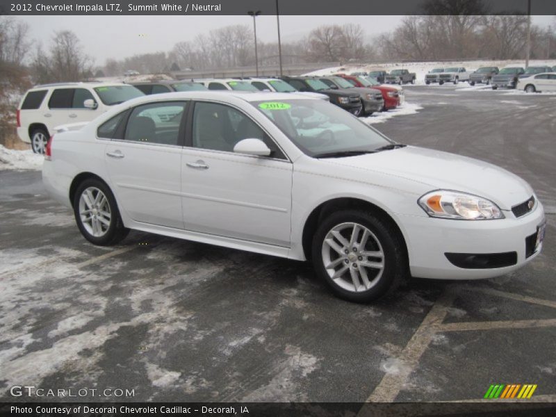 Summit White / Neutral 2012 Chevrolet Impala LTZ