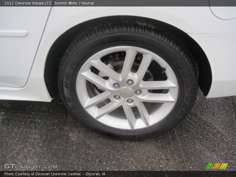 Summit White / Neutral 2012 Chevrolet Impala LTZ