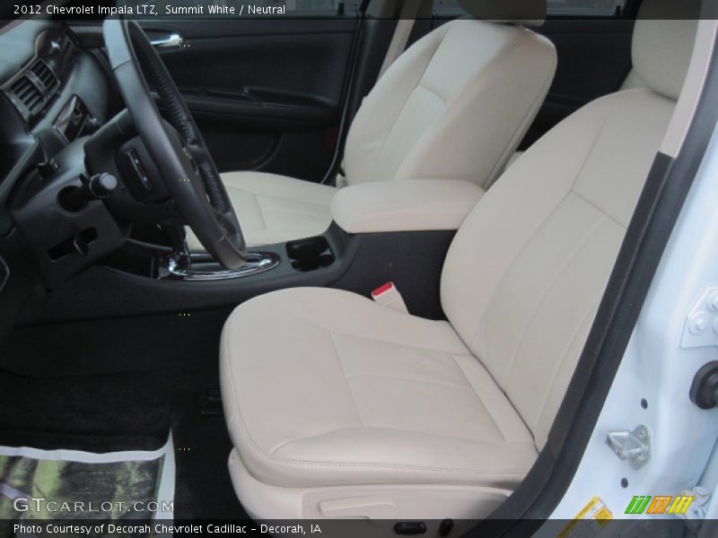 Summit White / Neutral 2012 Chevrolet Impala LTZ