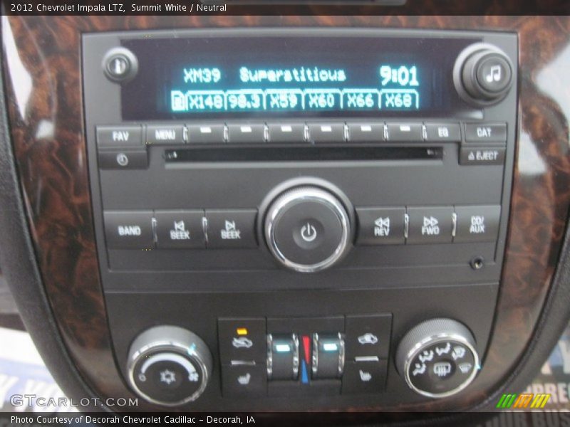 Summit White / Neutral 2012 Chevrolet Impala LTZ