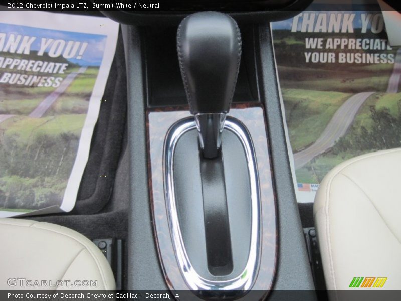 Summit White / Neutral 2012 Chevrolet Impala LTZ