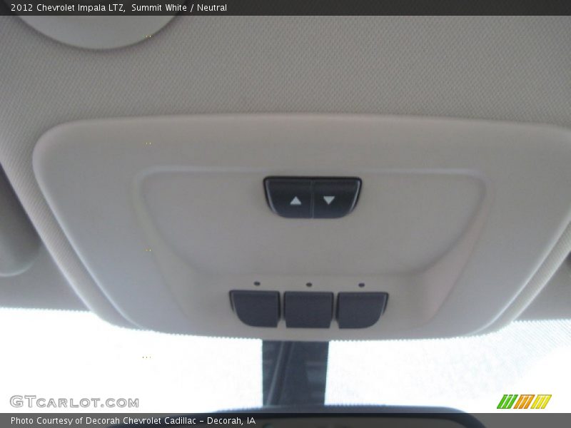 Summit White / Neutral 2012 Chevrolet Impala LTZ