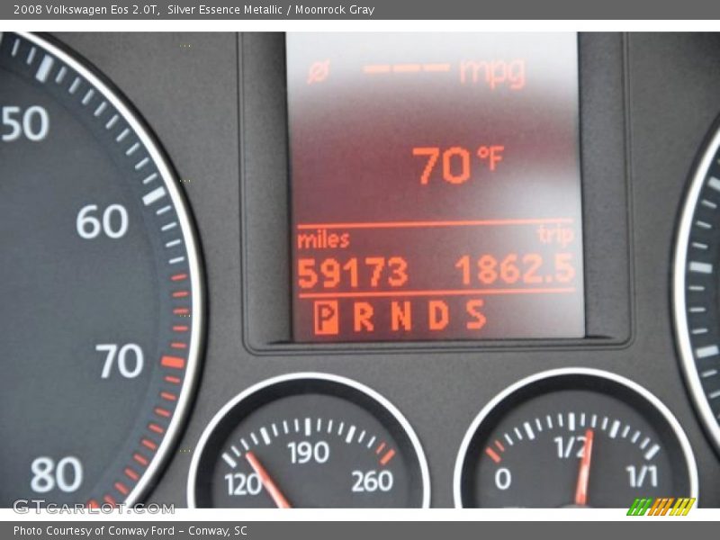 Silver Essence Metallic / Moonrock Gray 2008 Volkswagen Eos 2.0T