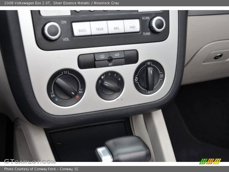 Controls of 2008 Eos 2.0T