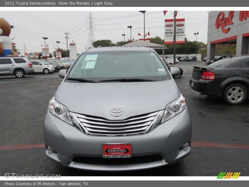 Silver Sky Metallic / Light Gray 2011 Toyota Sienna Limited