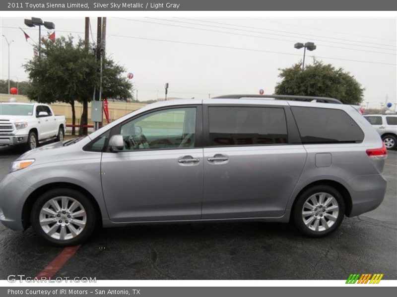 Silver Sky Metallic / Light Gray 2011 Toyota Sienna Limited