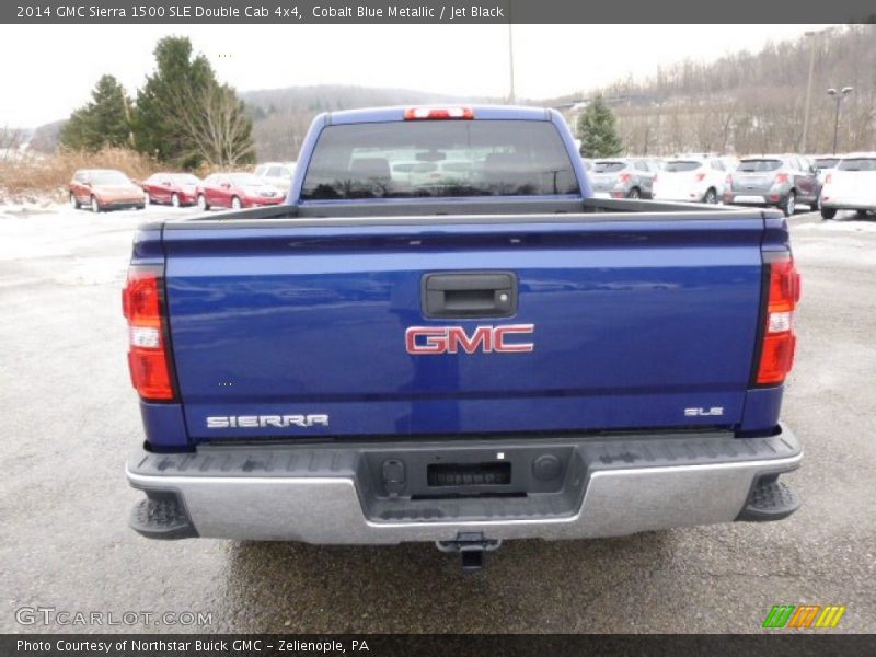 Cobalt Blue Metallic / Jet Black 2014 GMC Sierra 1500 SLE Double Cab 4x4