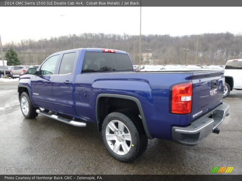  2014 Sierra 1500 SLE Double Cab 4x4 Cobalt Blue Metallic