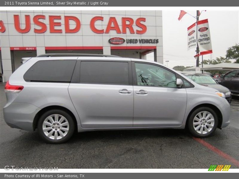 Silver Sky Metallic / Light Gray 2011 Toyota Sienna Limited