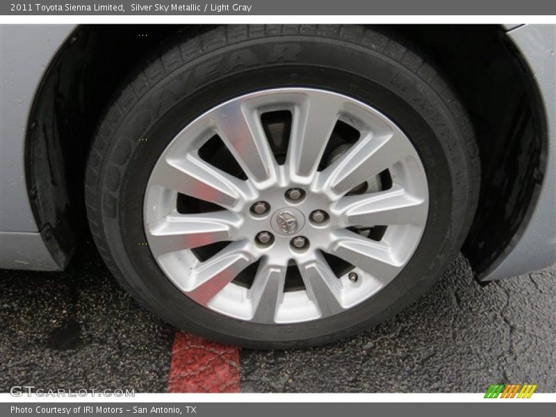 Silver Sky Metallic / Light Gray 2011 Toyota Sienna Limited