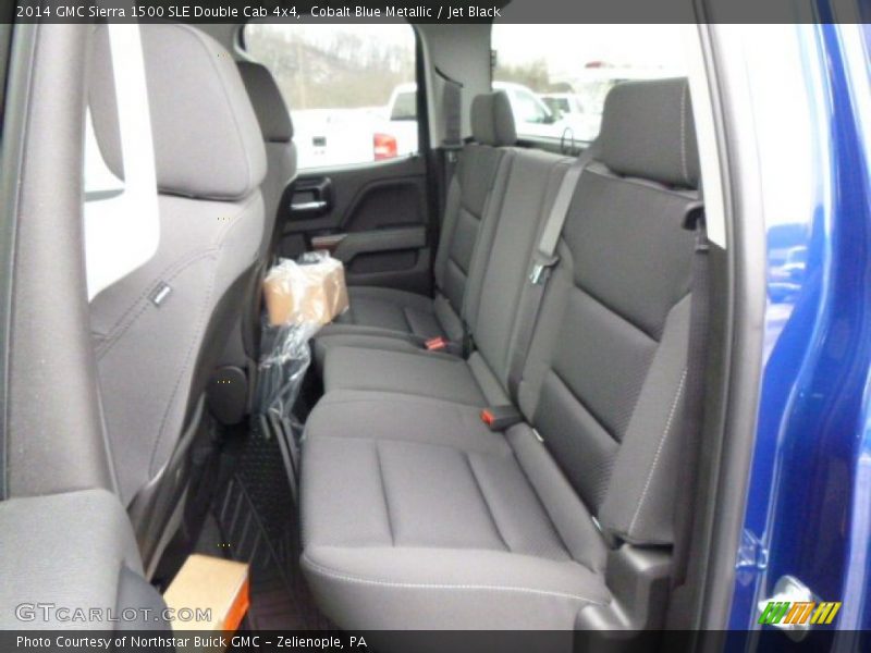 Rear Seat of 2014 Sierra 1500 SLE Double Cab 4x4