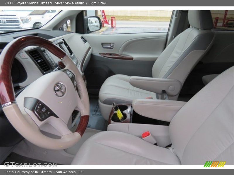 Silver Sky Metallic / Light Gray 2011 Toyota Sienna Limited