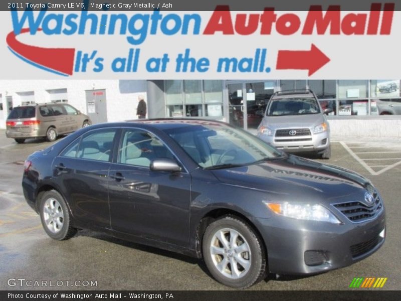 Magnetic Gray Metallic / Ash 2011 Toyota Camry LE V6