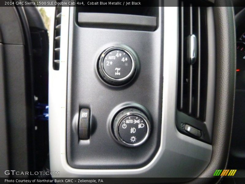 Cobalt Blue Metallic / Jet Black 2014 GMC Sierra 1500 SLE Double Cab 4x4