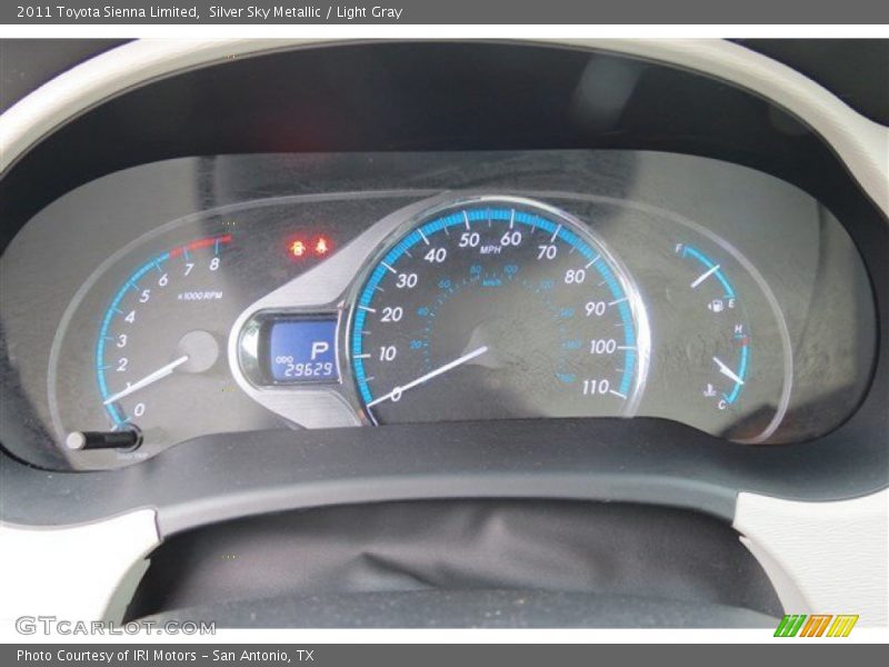 Silver Sky Metallic / Light Gray 2011 Toyota Sienna Limited