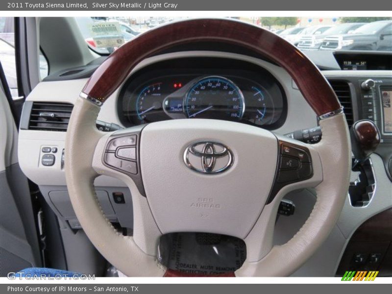 Silver Sky Metallic / Light Gray 2011 Toyota Sienna Limited