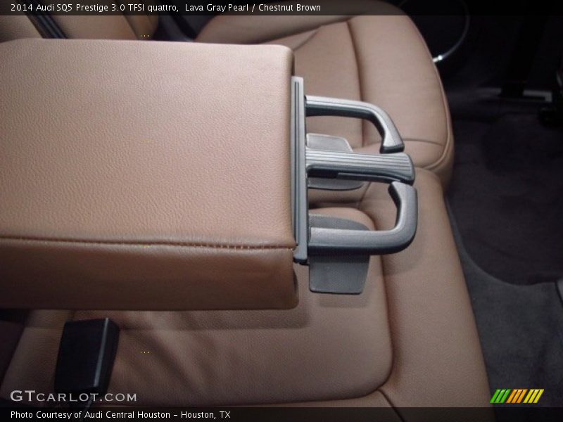 Lava Gray Pearl / Chestnut Brown 2014 Audi SQ5 Prestige 3.0 TFSI quattro