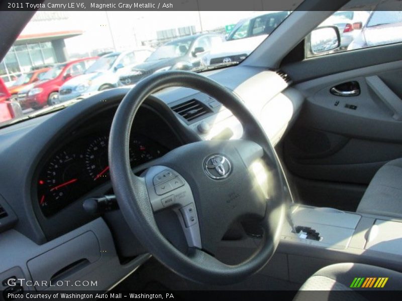 Magnetic Gray Metallic / Ash 2011 Toyota Camry LE V6