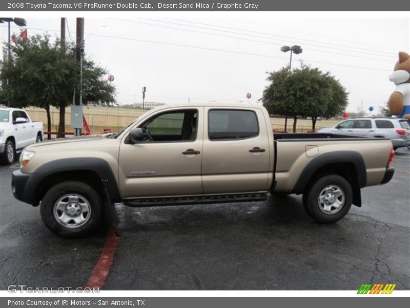 Desert Sand Mica / Graphite Gray 2008 Toyota Tacoma V6 PreRunner Double Cab