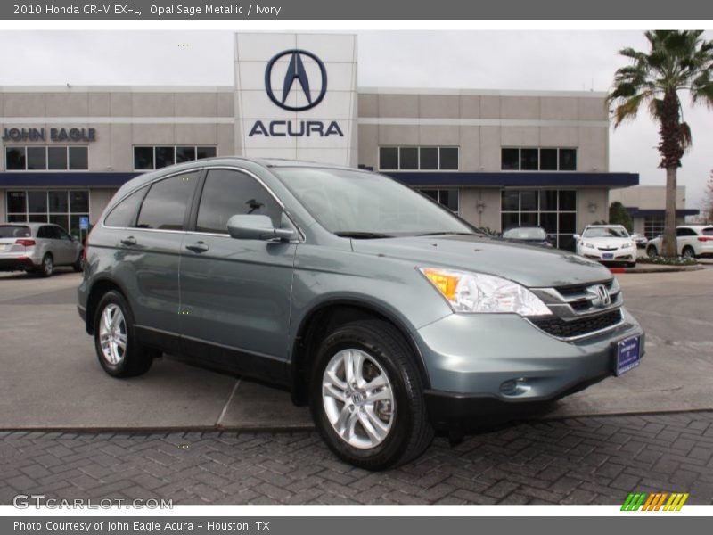 Opal Sage Metallic / Ivory 2010 Honda CR-V EX-L